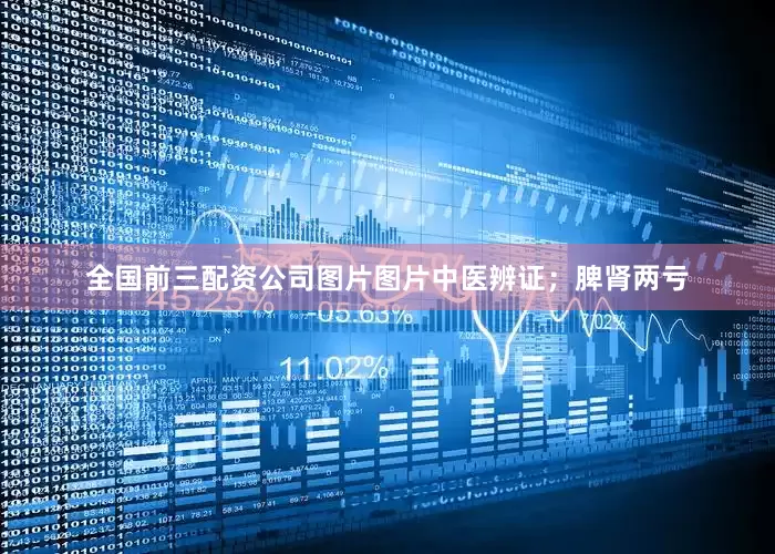 全国前三配资公司图片图片中医辨证；脾肾两亏