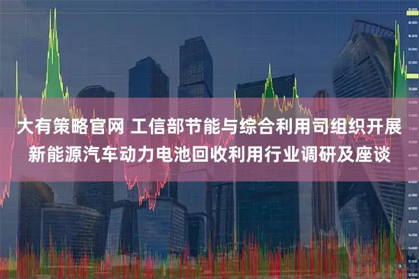大有策略官网 工信部节能与综合利用司组织开展新能源汽车动力电池回收利用行业调研及座谈